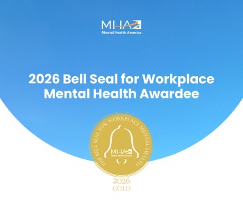 2026 MHA gold Bell award for workplace mental health